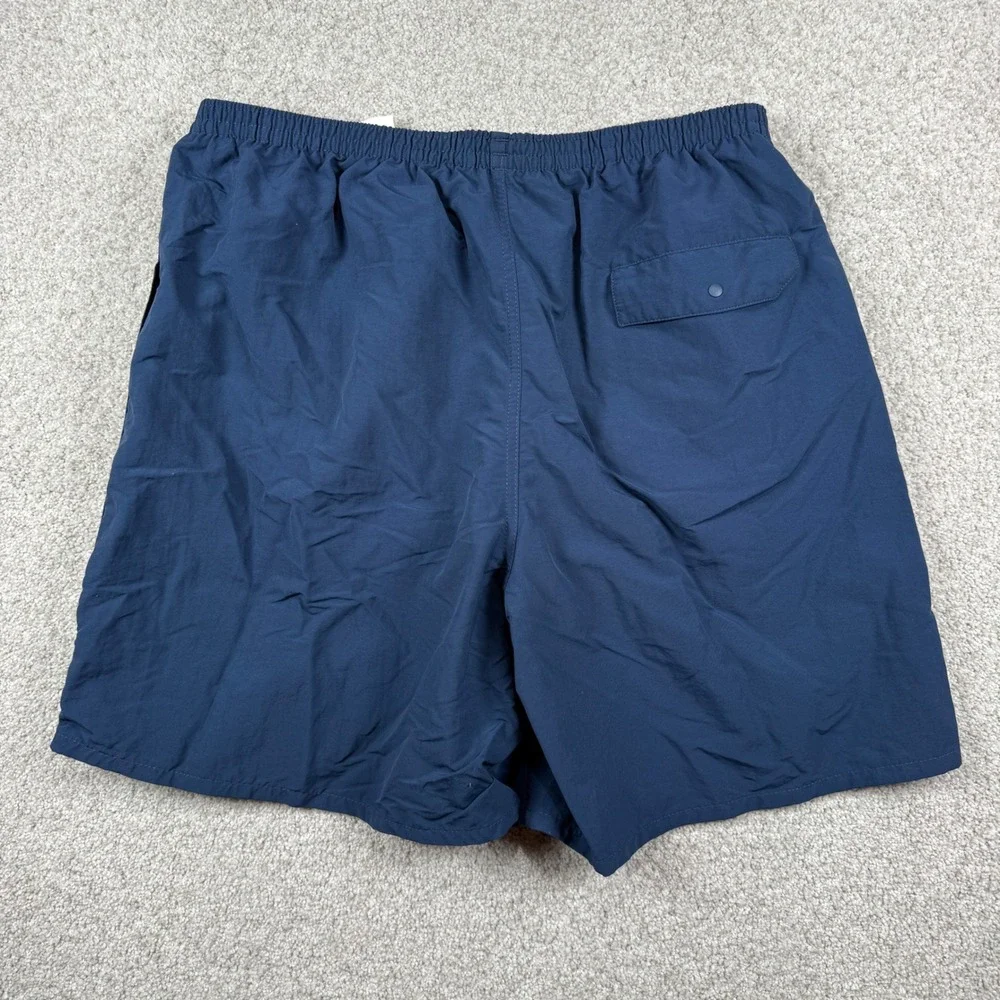 Patagonia Baggies Shorts Men Large Navy Blue 7 Inch Inseam Nylon Swim Trunks